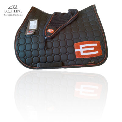 Equiline E-logga schabrak brons/glittersvart passpoal