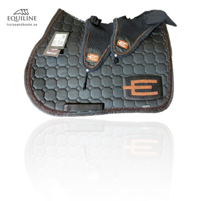 Equiline E-logga schabrak glitterbrons, glittersvart & glitterbrons passpoal