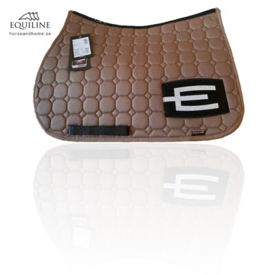 Equiline E-logga schabrak glittersvart/silver