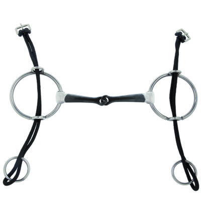 Black Gag bit, Single jointed