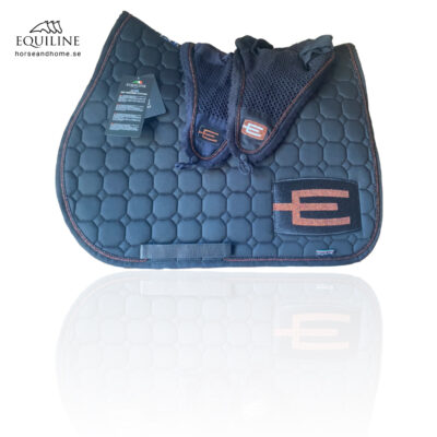 Equiline E-logga schabrak brons/glittersvart passpoal