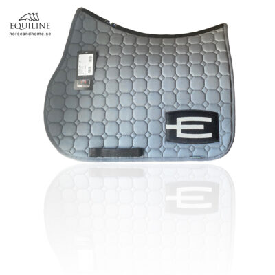 Equiline E-logga schabrak glittersvart/silver