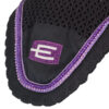Equiline E-logga Loop tävlingshuva svart med lila/swarovski passpoal - Bild 2