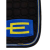Equiline E-logga schabrak svart med blå/gul/blå passpoal - Bild 2