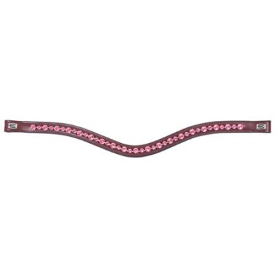 Pannband Rosa/Rosa kristall, silver E