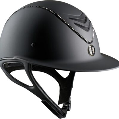 One K MIPS Avancé Lux ridhjälm - matt top, black swarovski