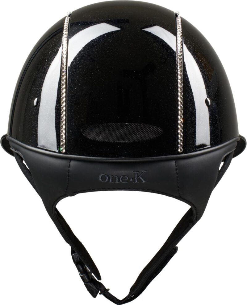 One K MIPS Avancé Lux ridhjälm - glossy, white swarovski - Bild 2