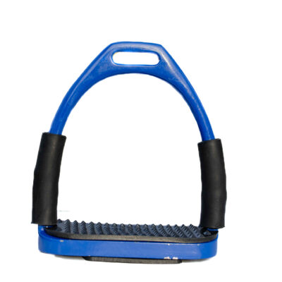 Färgade stigbyglar ledade med gummi