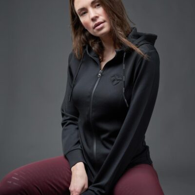 Ariana hoodie med dragkedja Catago